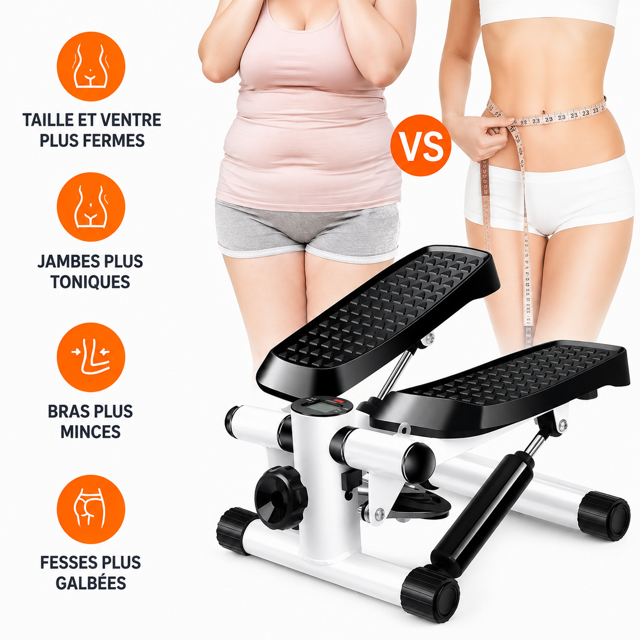Machine de fitness multifonctionnelle pour la maison avec corde élastique : Idéal pour brûler les graisses et affiner sa taille