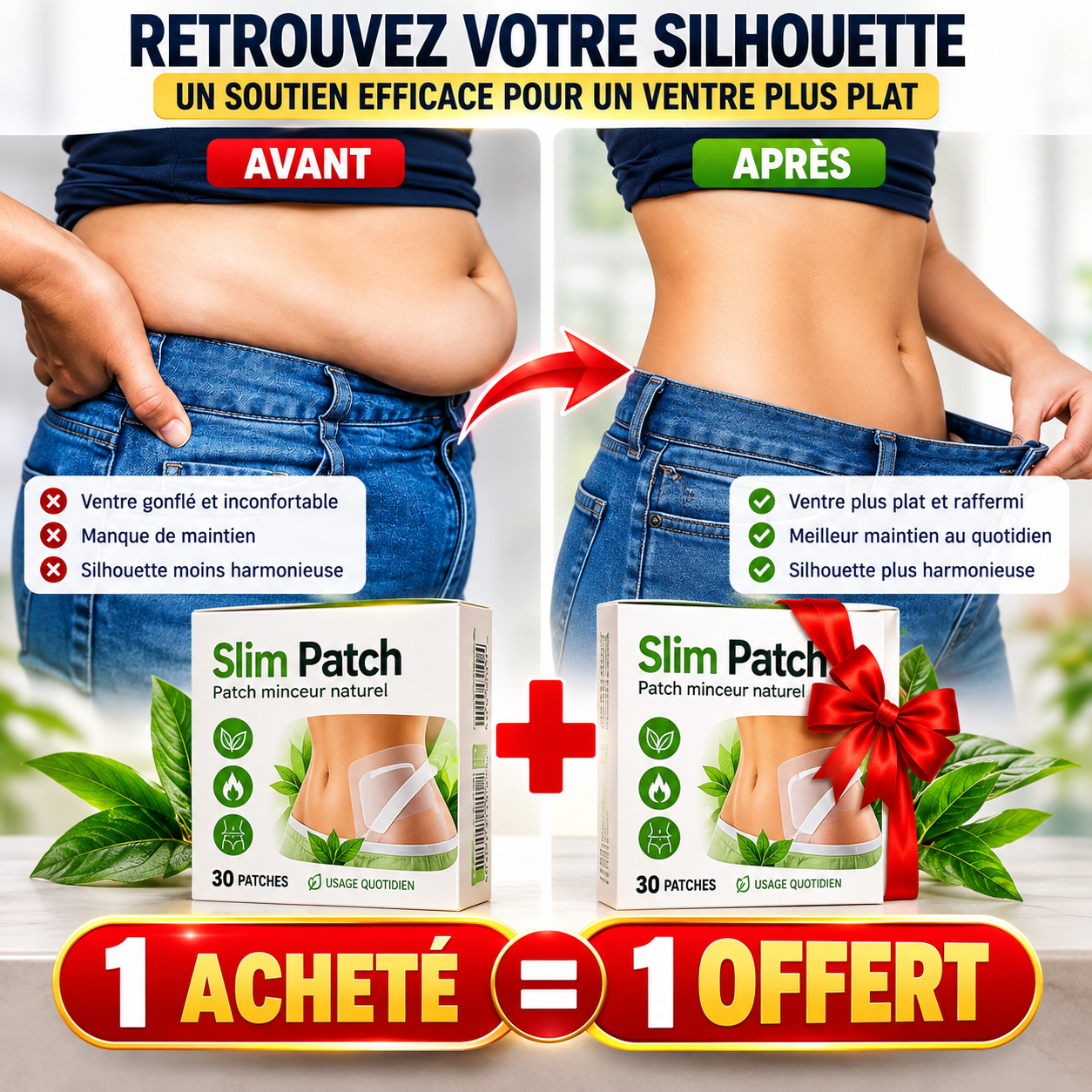 Patch minceur naturel et discret