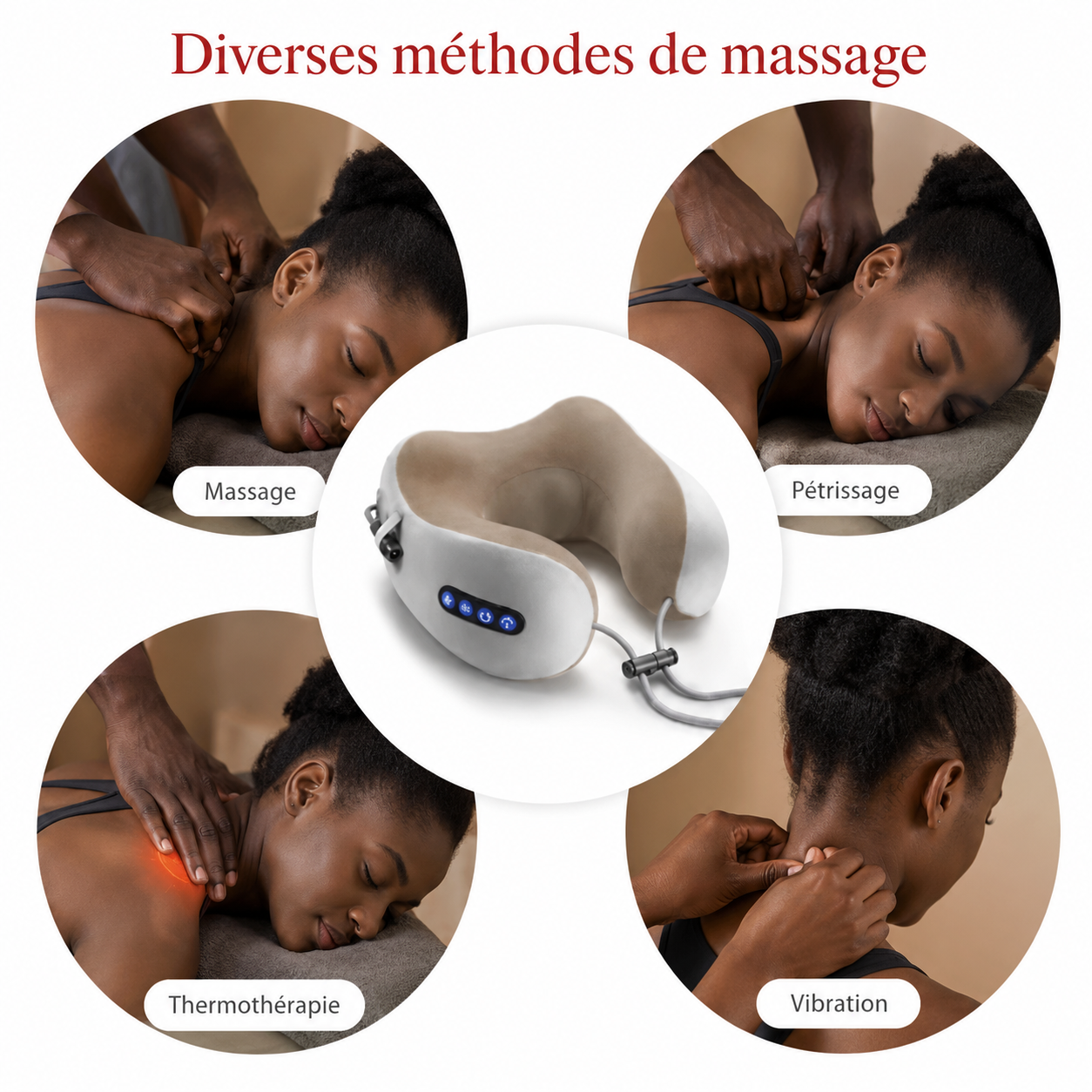 Oreiller de massage cervicale