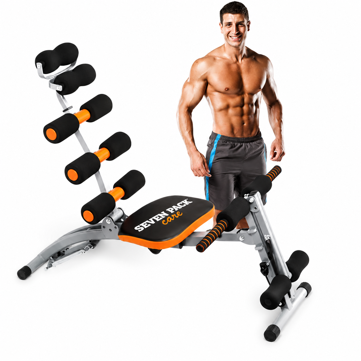 Appareil à multifonction pour un entraînement complet à la maison (modèle avancé et solide du Six Pack Care simple)