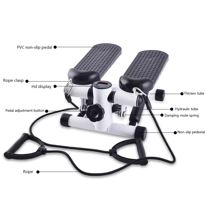 Machine de fitness multifonctionnelle pour la maison avec corde élastique : Idéal pour brûler les graisses et affiner sa taille