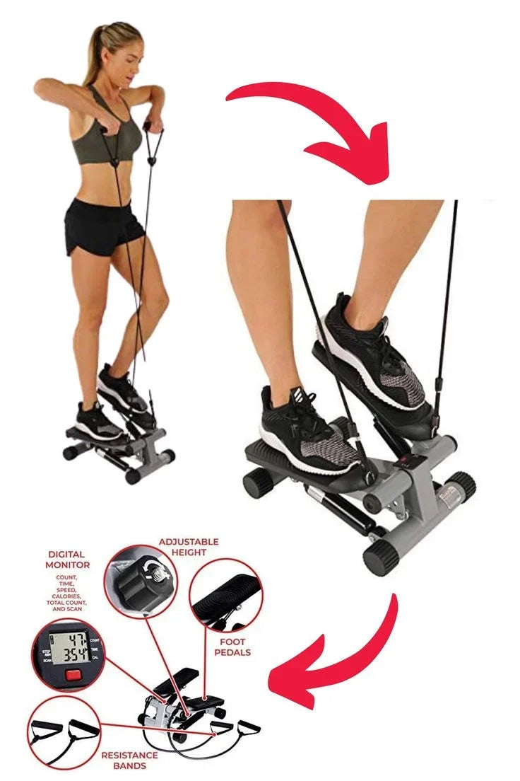Machine de fitness multifonctionnelle pour la maison avec corde élastique : Idéal pour brûler les graisses et affiner sa taille