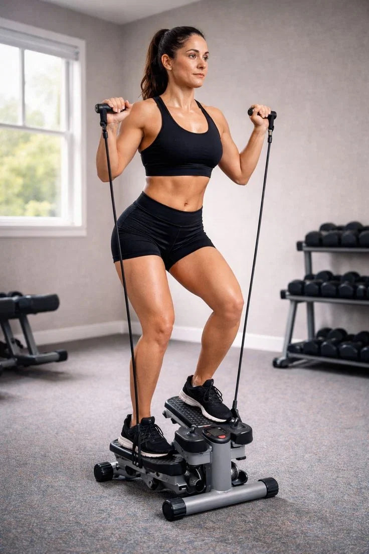 Machine de fitness multifonctionnelle pour la maison avec corde élastique : Idéal pour brûler les graisses et affiner sa taille