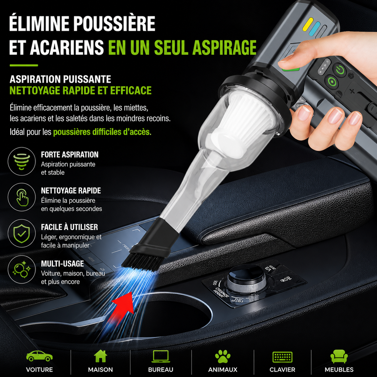 Aspirateur-Souffleur turbo Air Max 2.0