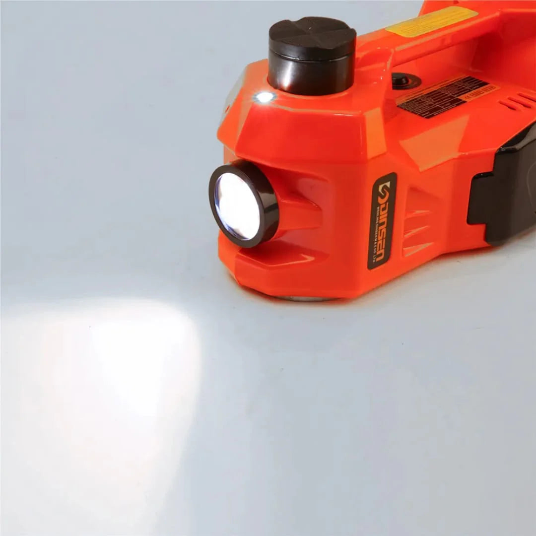 CRIC HYDRAULIQUE DE VOITURE(cric+clé à choc+compresseur+lampe led+pince de batterie+mateau de sécurité)