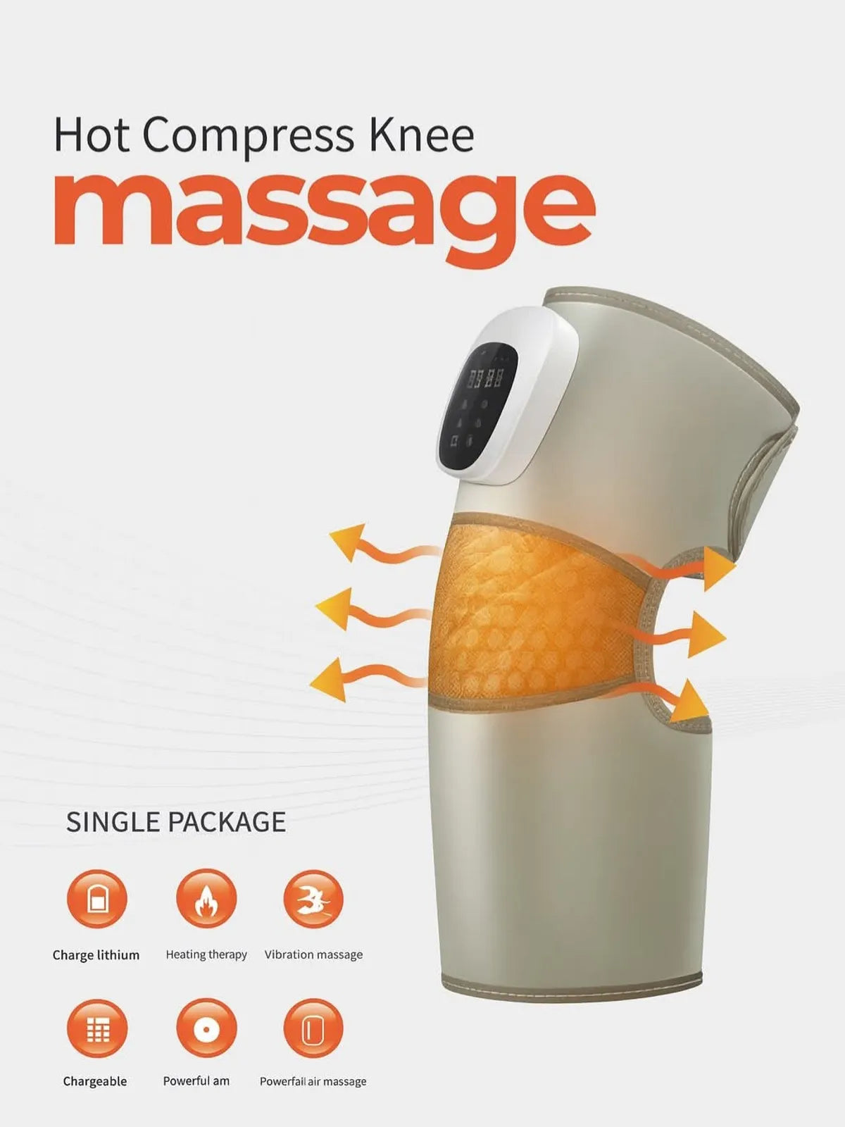 ThermoGenou™ (Appareil Intelligent 3-en-1 pour soulager les douleurs aux genoux)